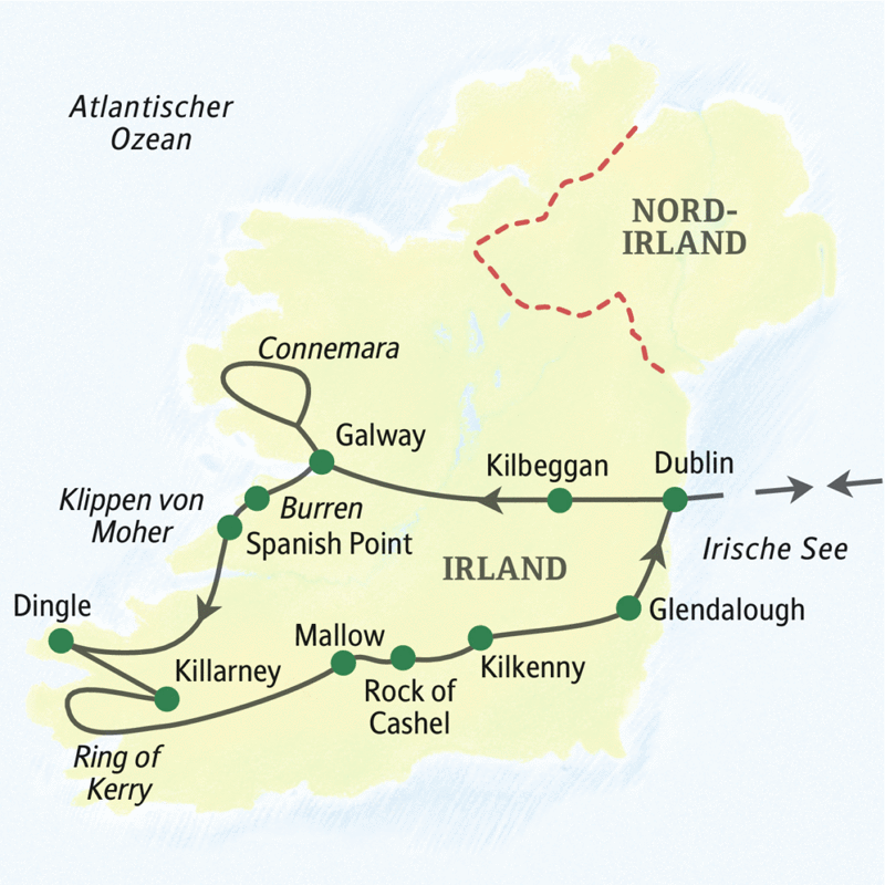 Studiosus reise irland zum kennenlernen